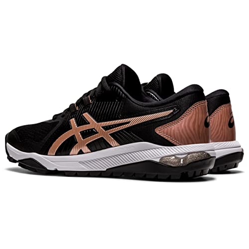 ASICS Women's Gel-Course Glide Golf Shoes, 8.5, Black/Rose Gold