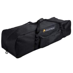 celestron – 40” telescope bag – storage & carrying case for telescope, mount, tripod, and accessories – configurable, padded internal walls – bonus padded accessory bag
