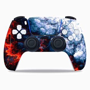 Skin for Ps5 Controller, 3pcs Whole Body Vinyl Decal Cover Sticker for Playstation 5 Controller (PS5 Controller #2)