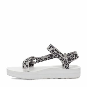teva new women's midform universal sandal leopard white 10