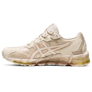 asics women's gel-quantum 360 6 sportstyle shoes, 10.5, birch/rose gold