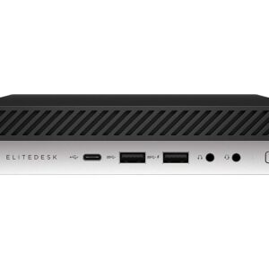 HP EliteDesk 800 G3 Mini PC 8GB 256GB SSD Intel Core i5-7500T Win10, Black (Renewed)