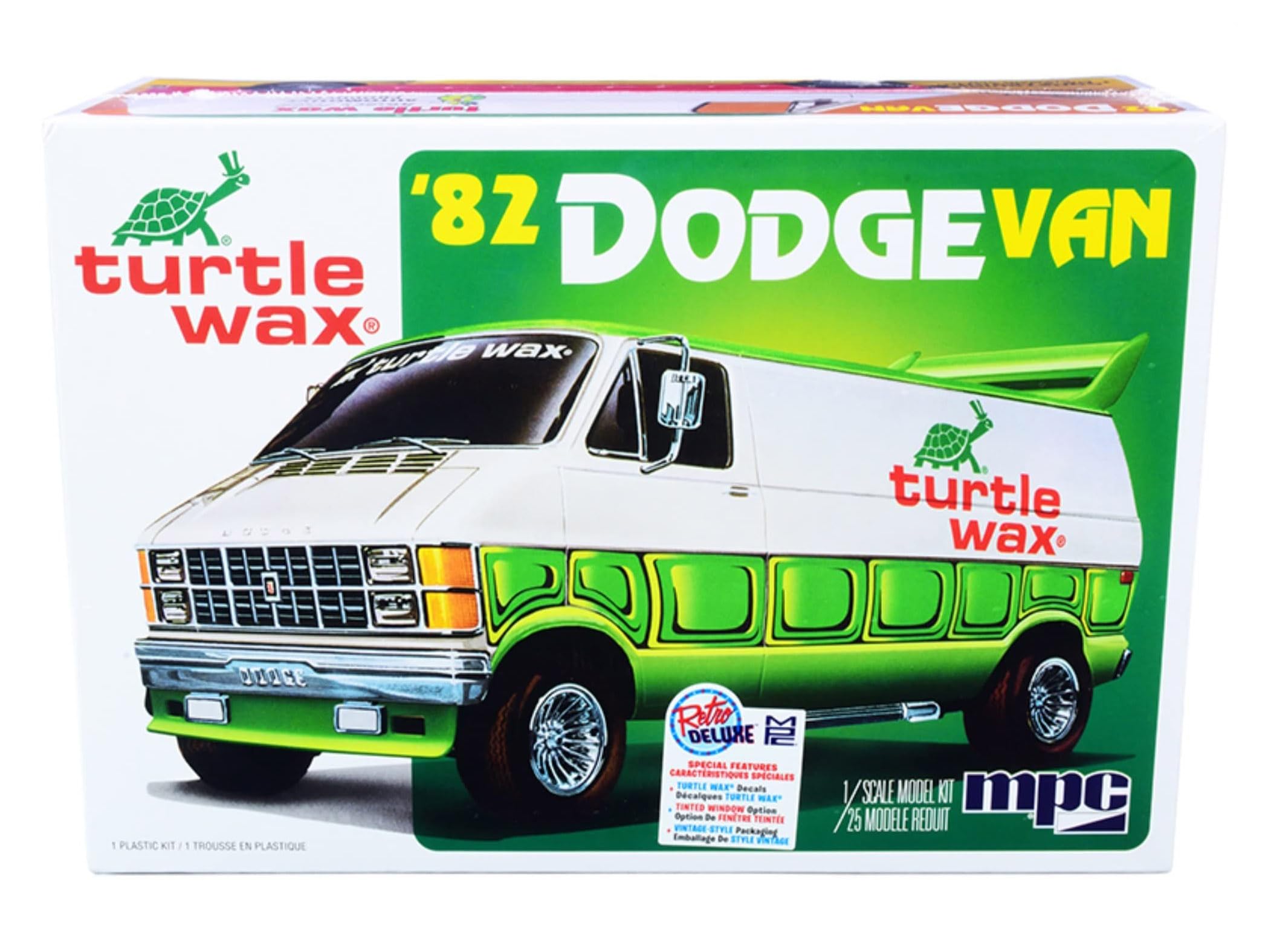 Round 2 1982 Dodge Van Custom (Turtle Wax) (MPC943M)