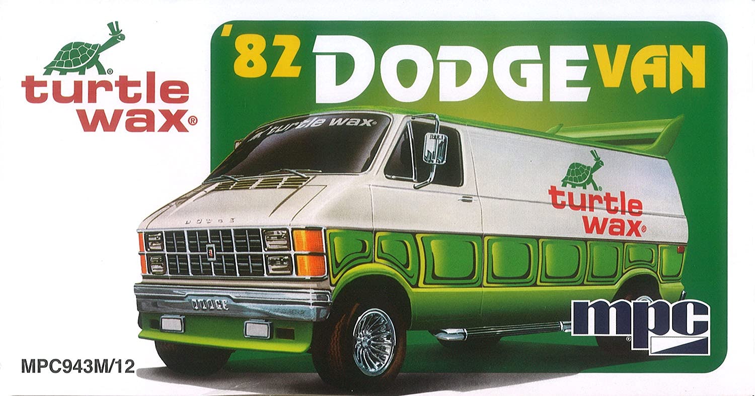 Round 2 1982 Dodge Van Custom (Turtle Wax) (MPC943M)