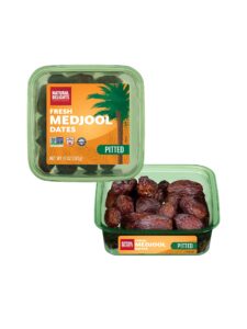 natural delights medjool dates – large & plump, pitted dates medjool, non-gmo verified, pesticide free, naturally sweet fruit snack, perfect for on-the-go - medjool dates pitted, 12 oz container