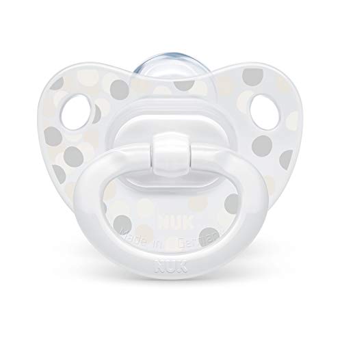 NUK Simply Natural Baby Bottles with SafeTemp Gift Set - Includes 4 Bottles, 3 Pacifiers, and 2 Replacement Bottle Nipples