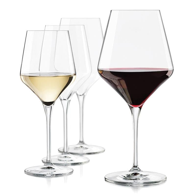 Libbey Master's Reserve 9323 Prism All Purpose Wine Glasses, 16 ounce, Set of 12