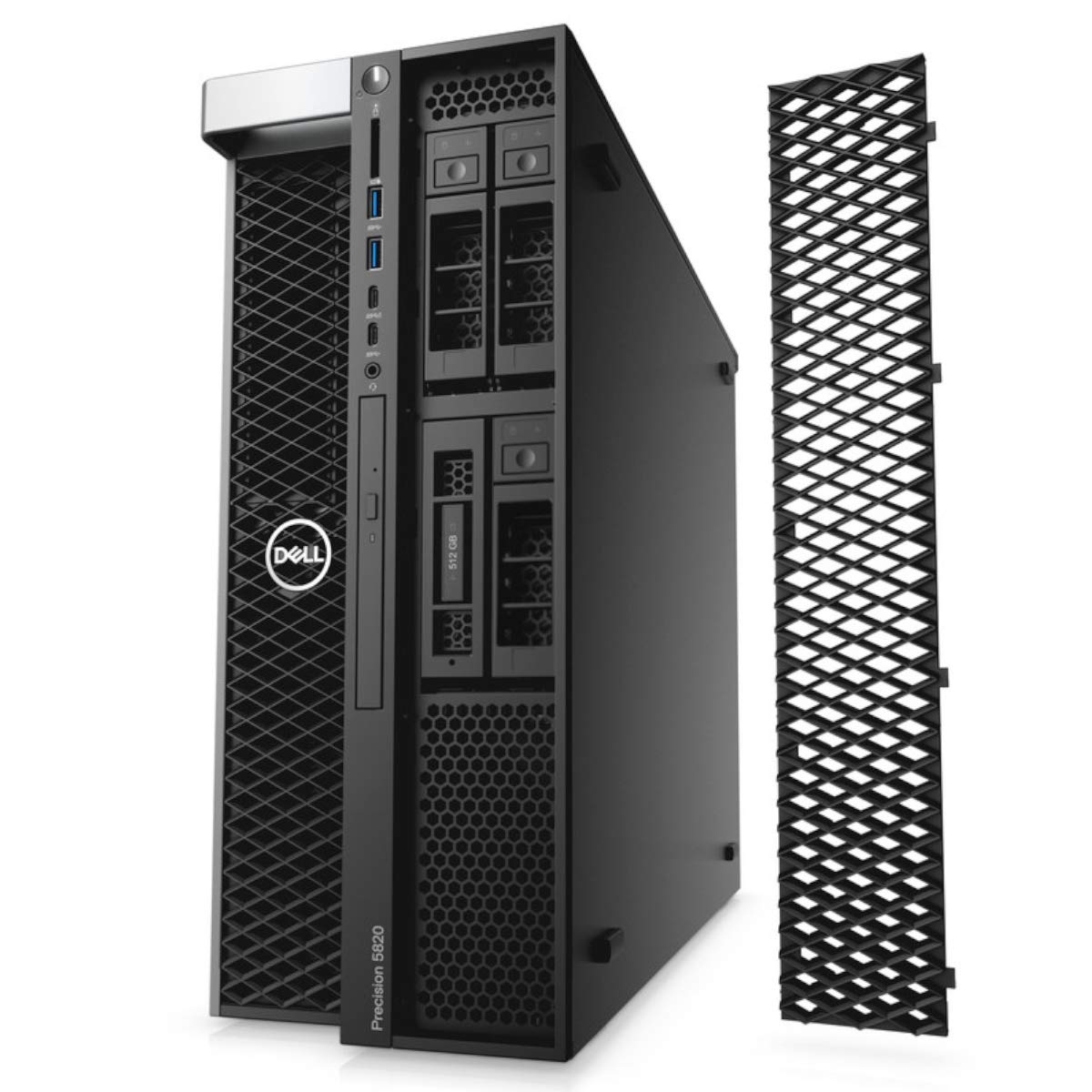 Dell Precision 5820 Tower Workstation, Intel Xeon W-2133 up to 3.9GHz (6-Cores), 32GB DDR4, 512GB M.2 NVMe PCIe SSD, M2000 4GB, 4x Display Ports (supports 4K), USB 3.0, Windows 10 Pro 64-bit (Renewed)