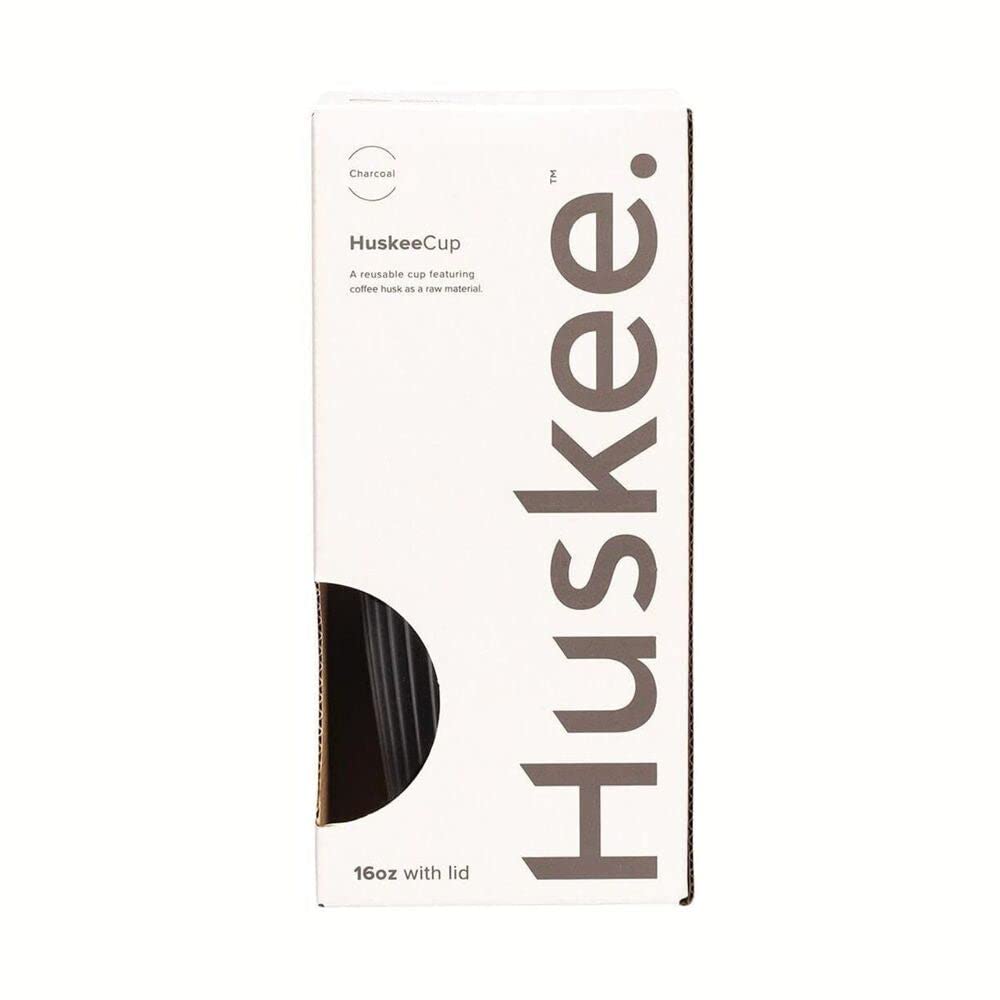 Huskee Cup + Lid Charcoal (16oz)