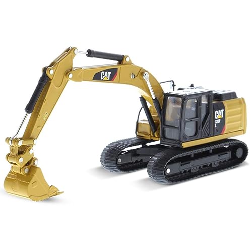 Diecast Masters 1:64 320D L Hydraulic Excavator, Play & Collect Series Cat Trucks & Construction Equipment | 1:64 Scale Model Diecast Collectible | Diecast Masters Model 85636