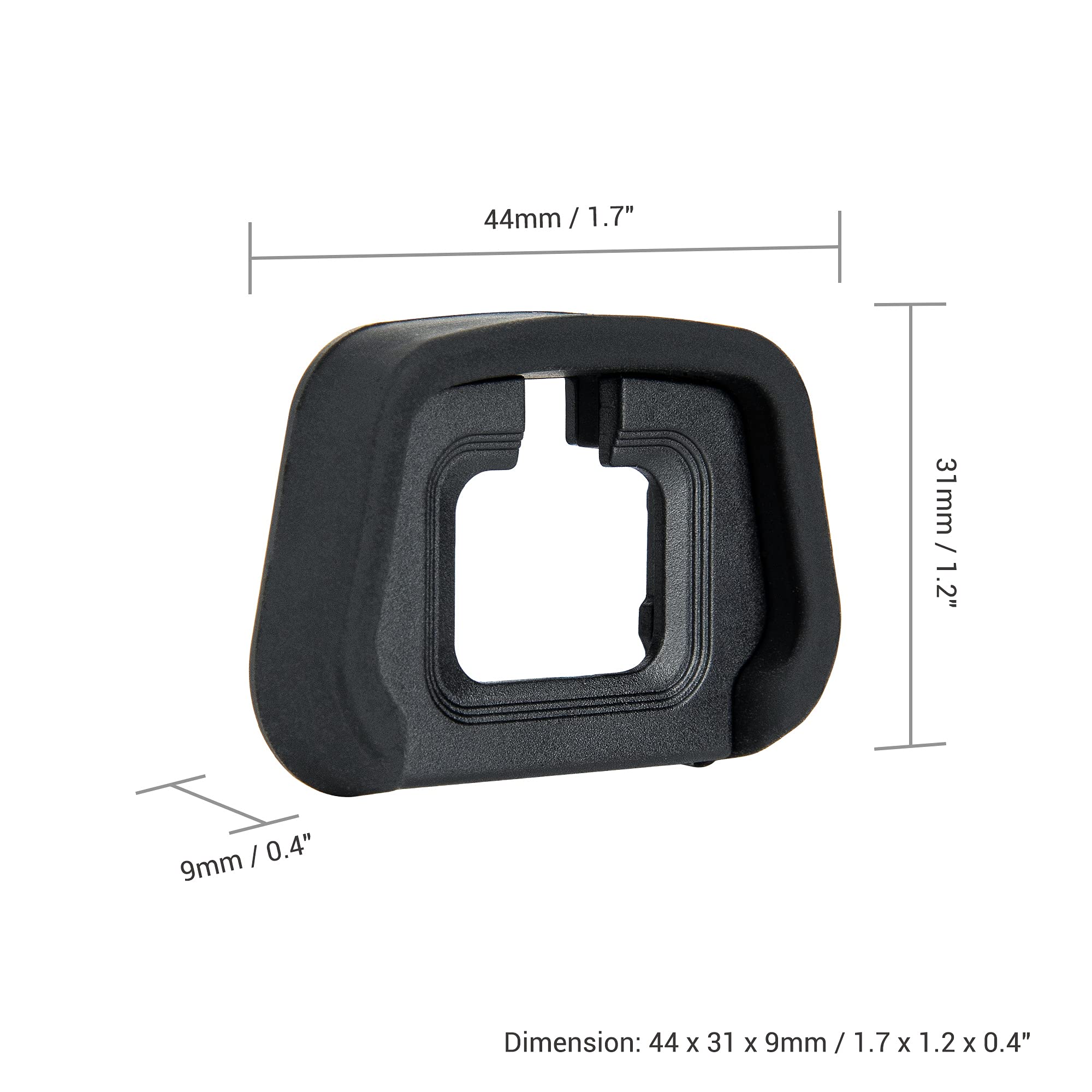 2 Pack Soft Silicone Camera Viewfinder Eyepiece Eye Cup for Nikon Z7 Z6 Z7 II Z6 II and Z5,Replace Nikon DK-29 Eyecup