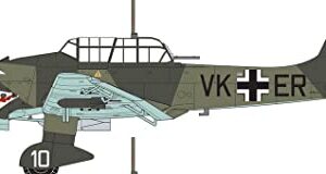 Airfix Junkers Ju87 B-1 Stucka 1:72 WWII Military Aviation Plastic Model Kit A03087A,Unpainted