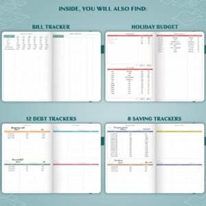 Legend Budget Book - Personal Finance Planner - Undated Monthly Journal for Budgeting, Saving Money & Bill Organizer, A5 (Dark Teal)