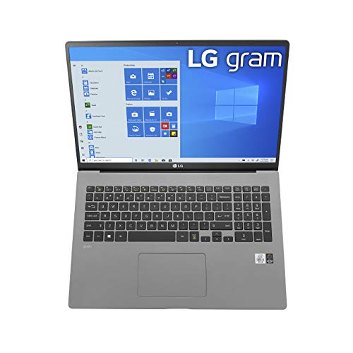 LG Gram Thin & Light Laptop - 17" IPS WQXGA (2560 x 1600), Intel 11th Gen Core i7 1165G7 CPU, Intel Iris Xe Graphics, 16GB RAM, 1TB SSD, 19.5 Hour Battery, 17Z95N-G.AAS8U1