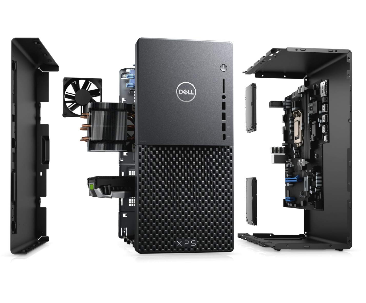 Dell XPS 8940 Gaming Desktop (Latest Model) I7-10700(8-CORE, UP to 4.80GHZ) 16GB 2933MHZ RAM 512GB PCIe SSD + 1TB HDD NVidia GTX 1660 Ti 6GB GDDR6 WiFi 6 Win 10 Home (Renewed)