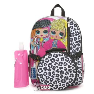 LOL Doll Backpack With Lunch Box Set - LOL Dolls Backpack And Lunch Box For Girls Bundle with Stickers, More | LOL Dolls School Backpack