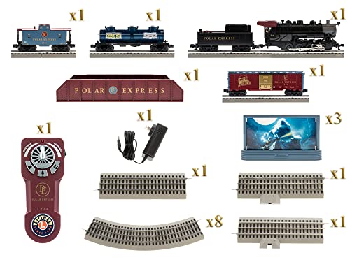 Lionel The Polar Express Freight 5.0 Electric O Gauge Train Set with Bluetooth & Remote