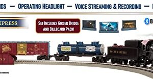 Lionel The Polar Express Freight 5.0 Electric O Gauge Train Set with Bluetooth & Remote