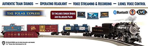 Lionel The Polar Express Freight 5.0 Electric O Gauge Train Set with Bluetooth & Remote