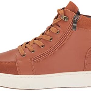 Propét Womens Kasia Sneaker, Tan, 9 Wide US