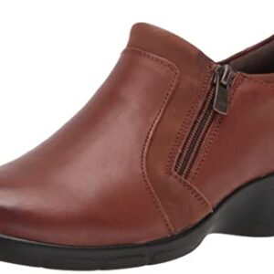 Propét Women's Wendy Dress Shoes, Chestnut, 9 X-Wide US