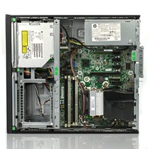 HP 600 G1 Intel Core i5 3.2GHz SFF Computer Tower PC,8GB Ram,120GB M.2 SSD,3TB HDD,Wireless Keyboard and Mouse,WiFi/Bluetooth,Nvidia GT1030 Graphics Card Win 10 Pro (Renewed),Black,Small Form Factor