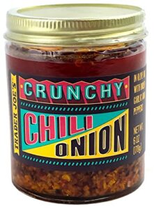 trader joe's chili onion crunch,1 pack ( 6 ounce)