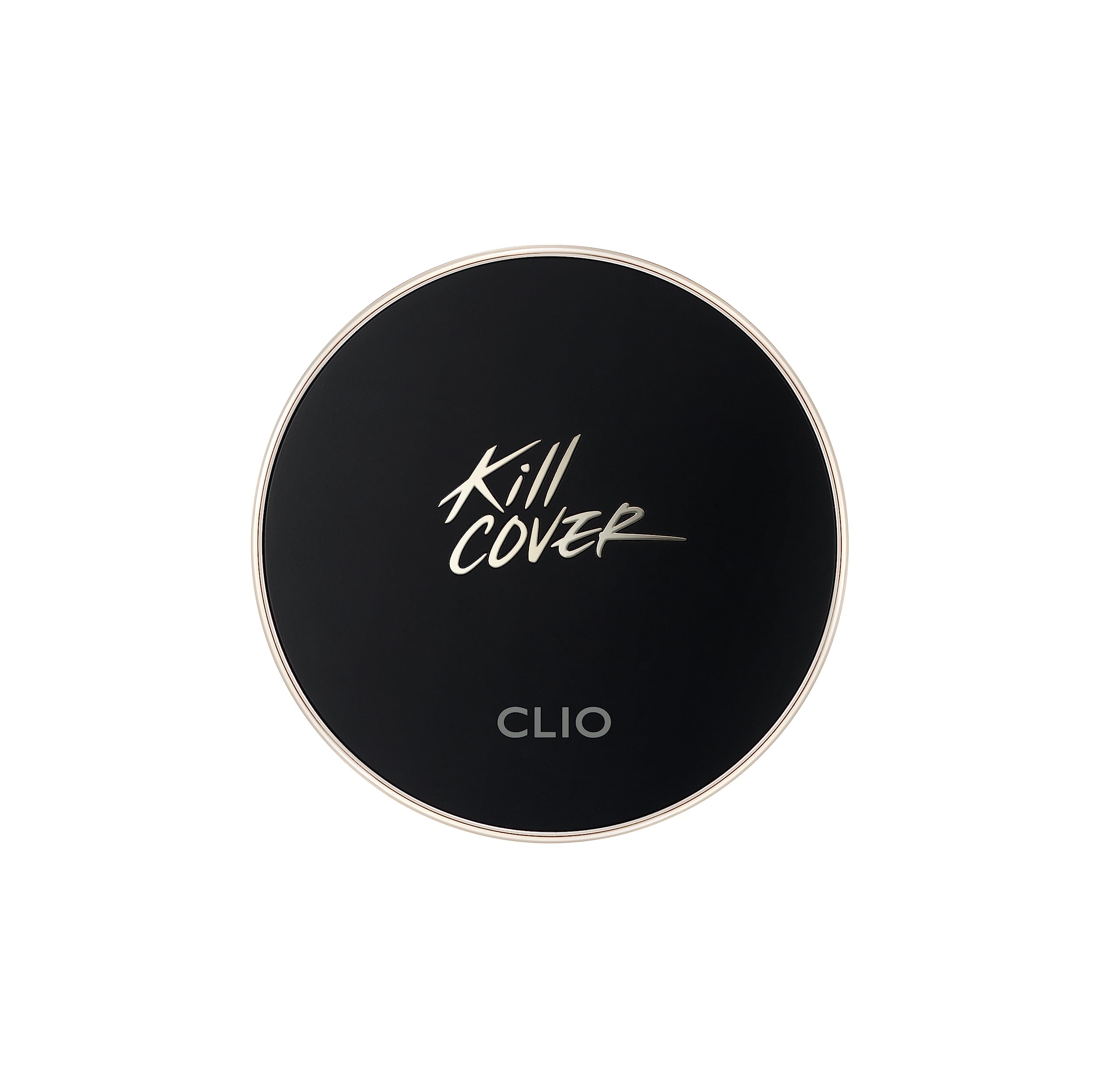 CLIO Kill Cover Fixer Cushion | Makeup Base and Fixer, Long Lasting, Full Coverage with Matte Finish for Sensitive Skin Types (0.53 oz) (4 GINGER)