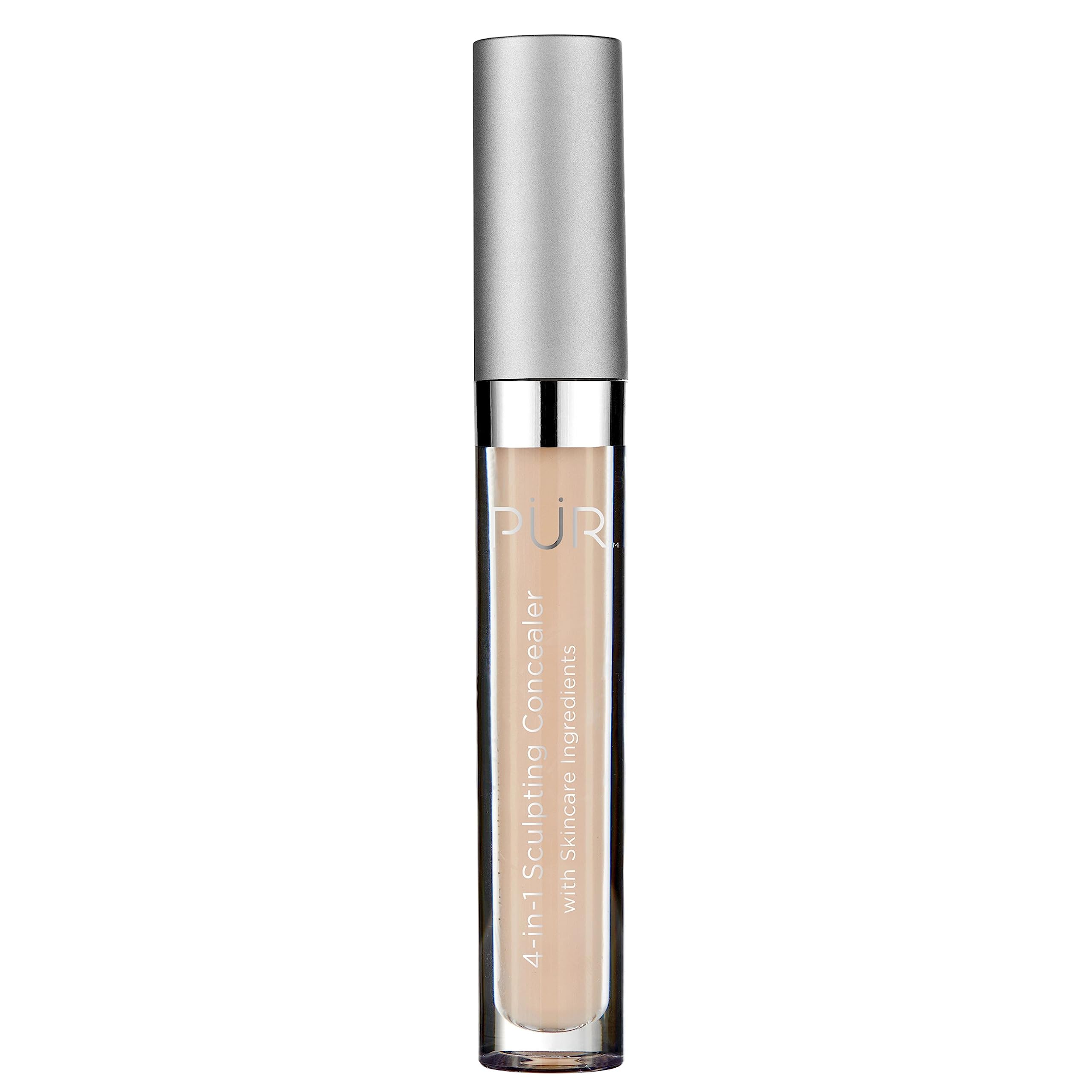 PÜR Beauty 4-in-1 Sculpting Concealer, Moisturizing Formula, Covers Imperfections, Lightweight medium to full coverage, Revitalizes Complexion, Cruelty-Free, Gluten Free- MN3, 1 Count (Pack of 1)