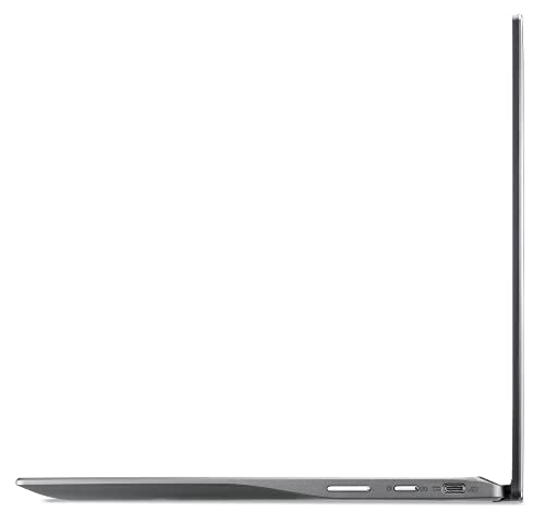 Acer Chromebook Spin 513 Convertible Laptop | Qualcomm Snapdragon 7c | 13.3" FHD IPS Touch Corning Gorilla Glass Display | 4GB LPDDR4X | 64GB eMMC | WiFi 5 | Backlit KB | Chrome OS | R841T-S4ZG, Gray