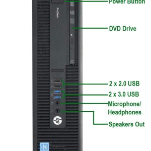 HP 600 G1 SFF Computer Desktop PC, Intel Core i7 3.1GHz, 16GB Ram, 120GB M.2 SSD, 2TB HDD, New 23.8" FHD Monitor, Keyboard and Mouse, Wi-Fi/Bluetooth, Win 10 Pro (Renewed)