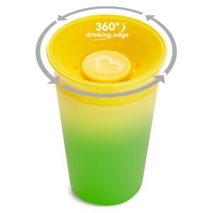 Munchkin® Miracle® 360 Color Changing Sippy Cup, 9 Ounce, 2 Pack, Blue/Yellow