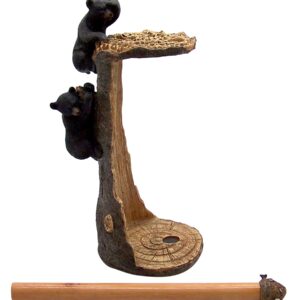 Black Bears Climbing a Tree Paper Towel Holder, 15 1/2 Inches