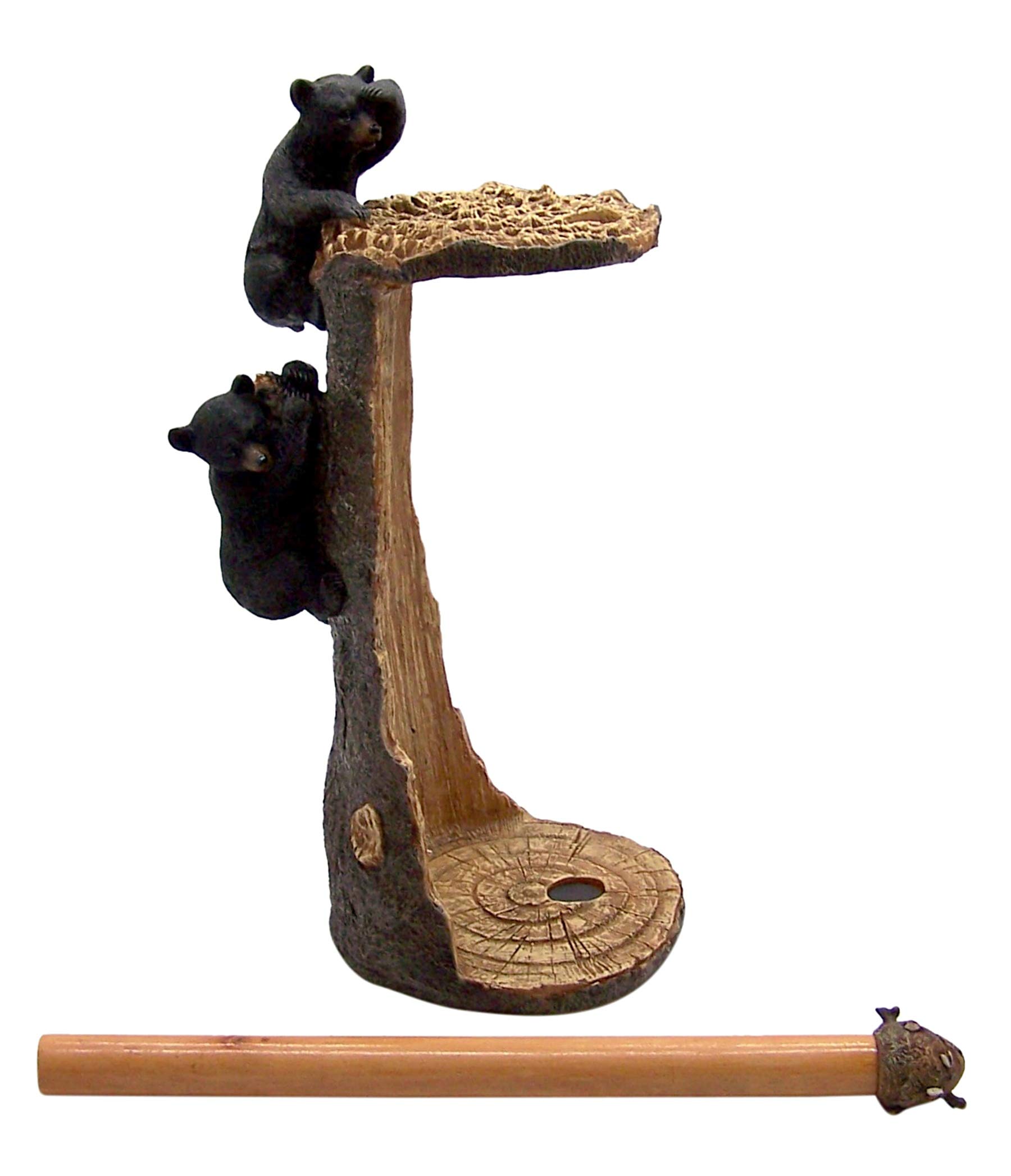 Black Bears Climbing a Tree Paper Towel Holder, 15 1/2 Inches