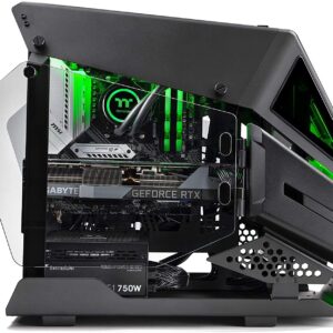 Thermaltake LCGS AH-380 AIO Liquid Cooled Gaming PC (AMD Ryzen 9 3900X 12-core, ToughRam DDR4 3600Mhz 16GB RGB, NVIDIA GeForce RTX 3080, 1TB NVMe Gen4 M.2, Wifi, Win 10 Home) AHB2-B550-A38-LCS