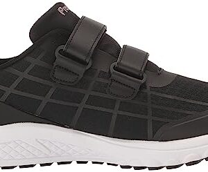 Propet Women's Propet One Twin Strap Athletic Shoes, Black/Grey, 9 XX-Wide US