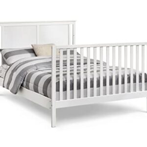 Suite Bebe Connelly 4 in 1 Convertible Crib in White with Rockport Gray Wood