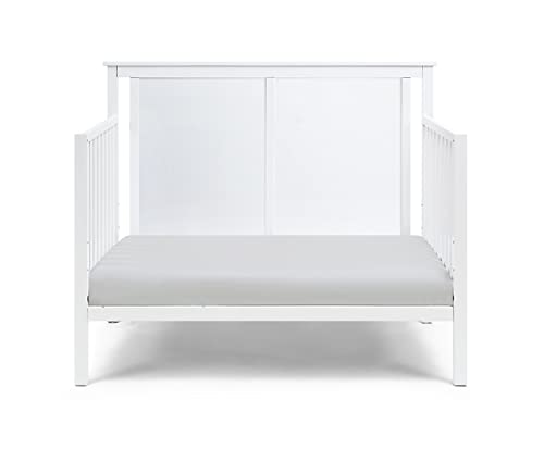 Suite Bebe Connelly 4 in 1 Convertible Crib in White with Rockport Gray Wood
