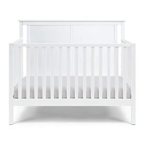 Suite Bebe Connelly 4 in 1 Convertible Crib in White with Rockport Gray Wood