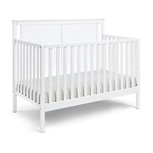 Suite Bebe Connelly 4 in 1 Convertible Crib in White with Rockport Gray Wood