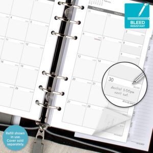 2022 Monthly Planner Refill by AT-A-GLANCE, 87129 Day-Timer, 3-3/4" x 6-3/4", Size 3 (063-685Y)