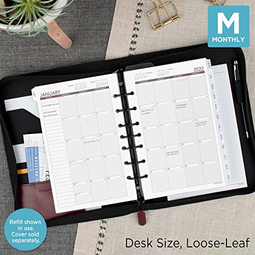 2022 Weekly Planner Refill by AT-A-GLANCE, 12028 DAY-TIMER, 5-1/2" x 8-1/2", Size 4 (061-285Y)