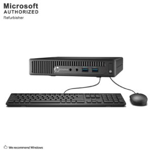 HP EliteDesk 705 G3 Desktop Mini Computer PC, AMD A10 PRO-8770E Quad Core up to 3.5 GHz, 16G DDR4, 500G, WiFi, Bluetooth, Windows 10 Pro 64 Bit-Supports English/Spanish/French (Renewed)