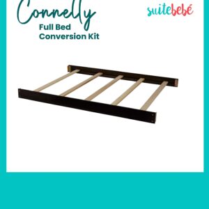 Suite Bebe Connelly Crib to Conversion Kit Only Adjustable in Quick Ship, Black