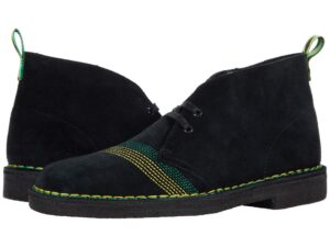 clarks desert jamaica black/multi stitch 9.5 d (m)