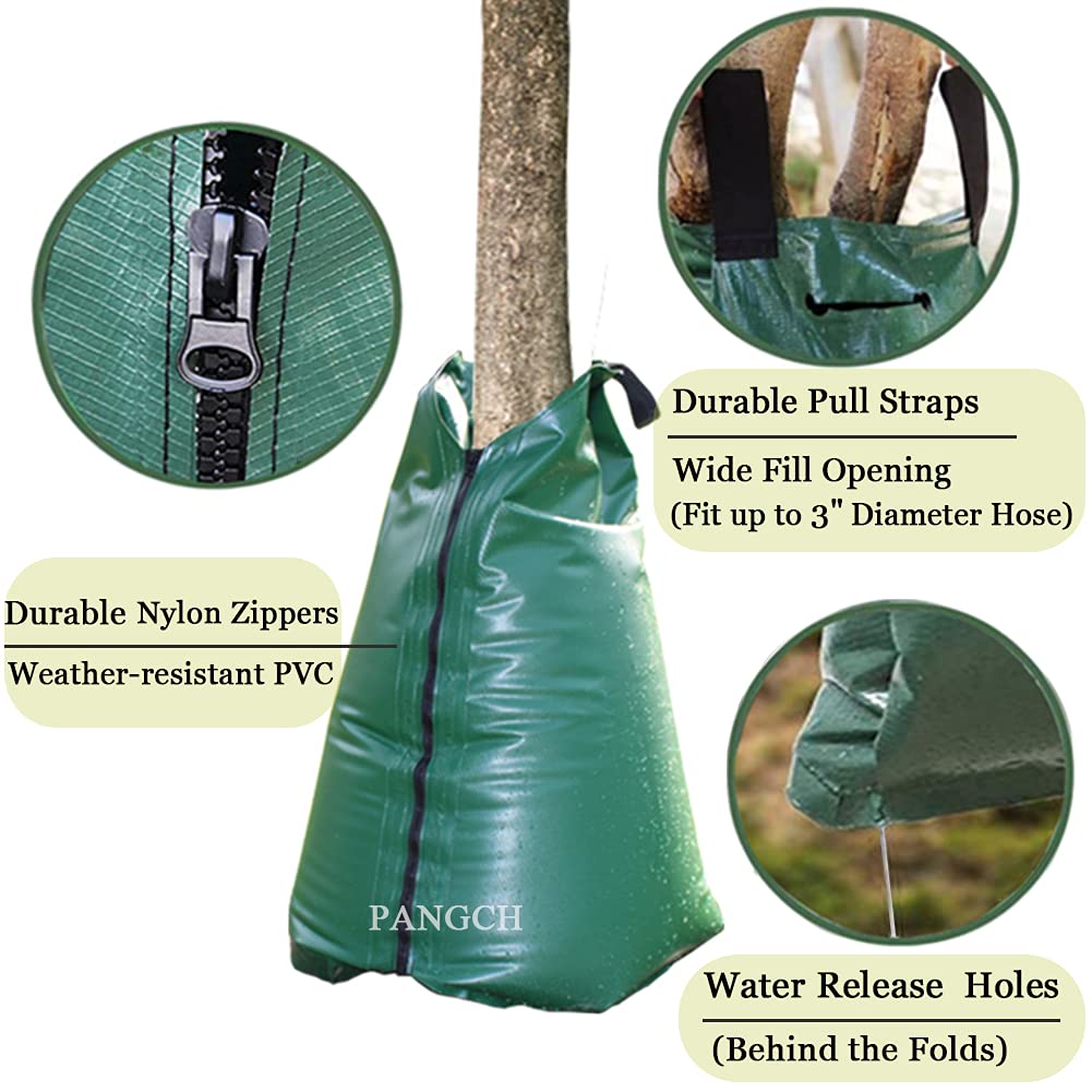 Tree Watering Bag, 20 Gallon Slow Release Tree Watering Bags-Drip Irrigation Bag for Newly Planted or Established Trees (3 Pack)