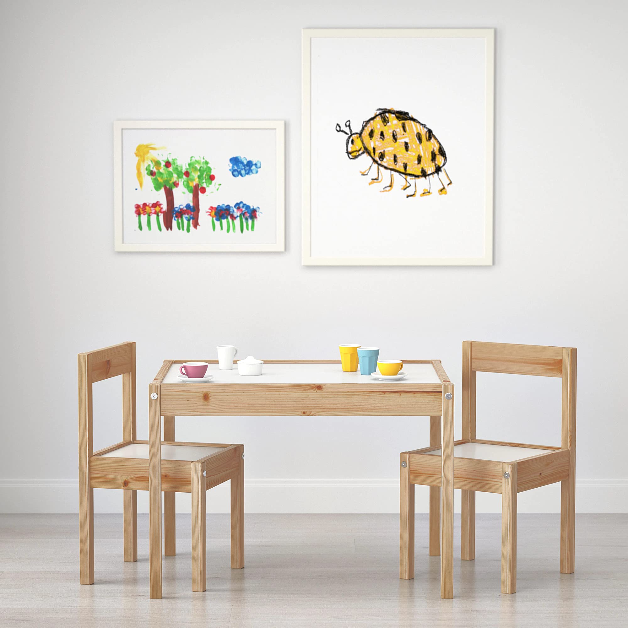 IKEA LÄTT Children's Table and 2 Chairs