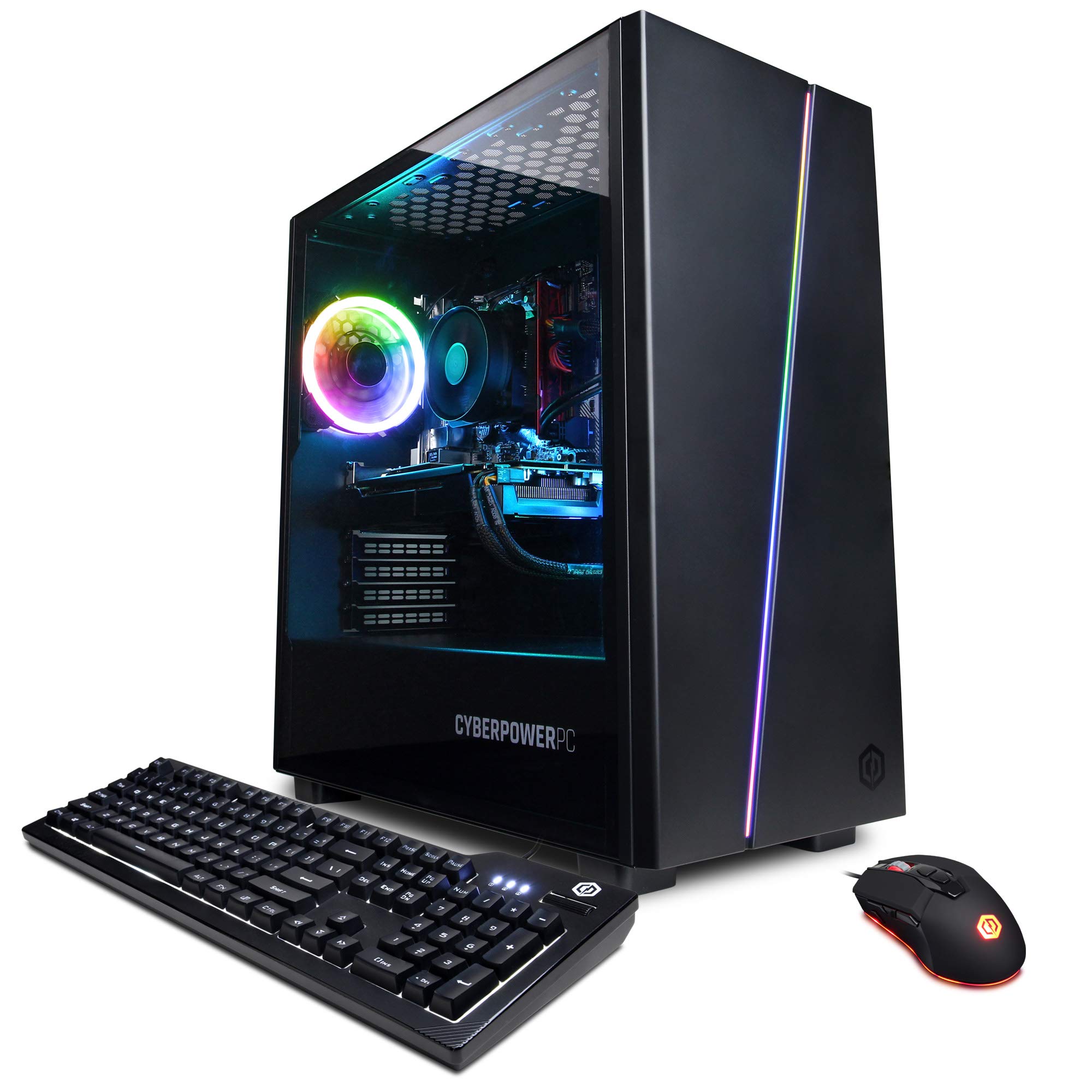 CyberpowerPC Gamer Master PC, AMD Ryzen 3 3100 3.6GHz, 8GB DDR4, AMD Radeon RX 550 2GB, 500GB PCI-E NVMe SSD, WiFi & Win 10 Home (GMA600V4)