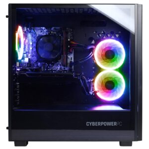 CyberpowerPC Gamer Master PC, AMD Ryzen 3 3100 3.6GHz, 8GB DDR4, AMD Radeon RX 550 2GB, 500GB PCI-E NVMe SSD, WiFi & Win 10 Home (GMA600V4)