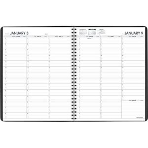 2022 Weekly Appointment Book & Planner by AT-A-GLANCE, 8-1/4" x 11", Large, Black (7095005)